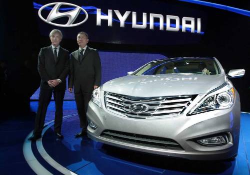 ����� Hyundai Azera ����������� ��������� �������������� �� ���-������������ ����������