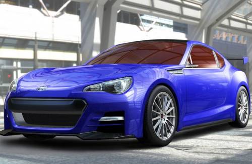 ����������� ���� ������ �������� Subaru BRZ