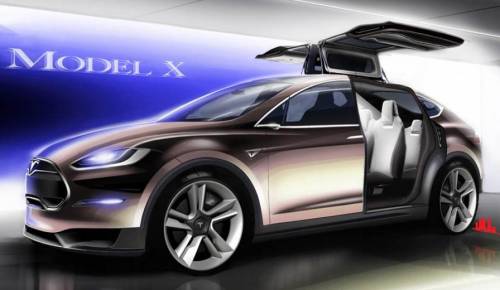 Tesla создала электрический кроссовер Model X